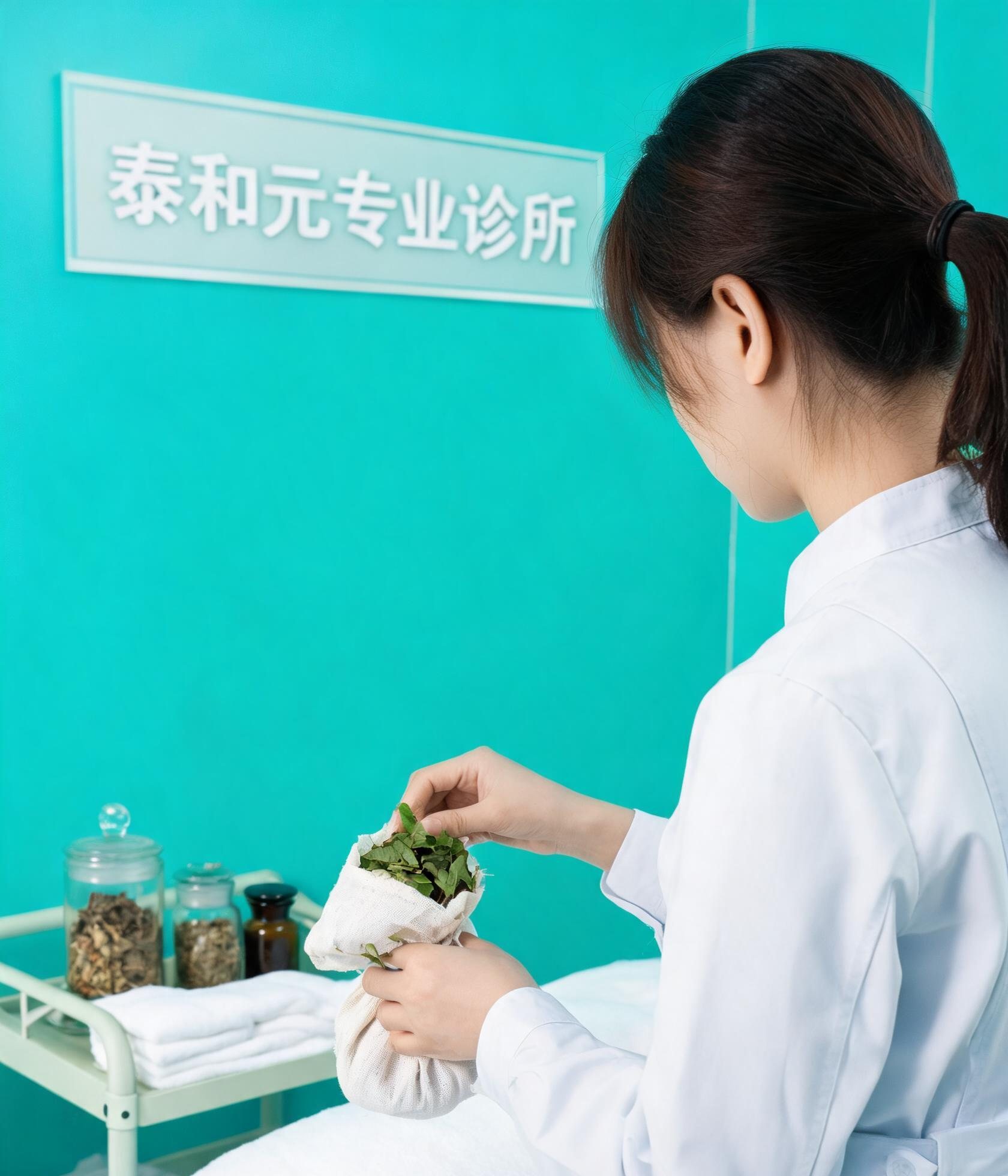 杭州抓龙筋体验馆技师阿芸（化名）形象（理疗师形象展示）